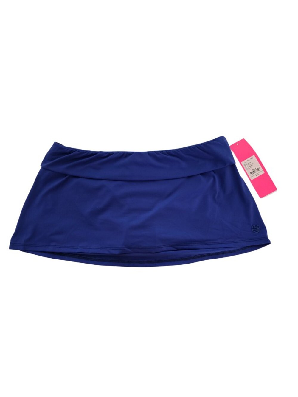 LILLY PULITZER Calah Skirted Swim Bottom Solid: CORSICA BLUE Size 0 NWT